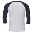 thumbnail image 2 of Canvas Mens 3/4 Sleeve Baseball T-Shirt, 2 of 3