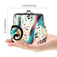 thumbnail image 2 of Note Premium Slim Wallet with Microfiber Material and Zinc Alloy Jaws - 4.3x4.7 inches/11x12 cm Compact Coin Purse for Men and Women, 2 of 7