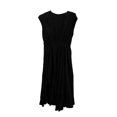 thumbnail image 1 of Giambattista Valli Robe Noire Plissée Ajustée et Évasée pour Femmes - 6, 1 of 2