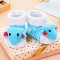 thumbnail image 4 of Baby Shoes Size S For 0 Months-12 Months Boys Socks Anti-Slip Stereoscopic 3D Cartoon Floor Kids Sneakers Blue, 4 of 4