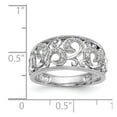 thumbnail image 7 of 14K White Gold Wedding Diamond Round Ring Band, Size 6, 7 of 7