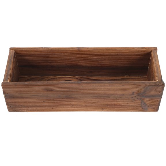 Planter Box Window Box Wood Box Rectangular Planter Decorative Rustic Pot for Windowsill, Patio, Garden, Home Décor, Porch