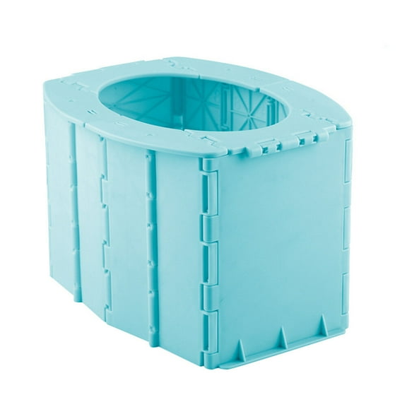 Raindrops Housewarming Folding Toilet Baby Toilet for Travel Child 20X25CM Blue