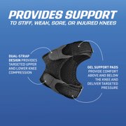 ACE Brand Adjustable Dual Knee Strap, Upper and Lower Support