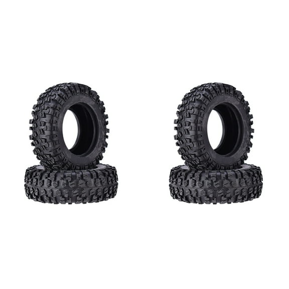 4Pcs Rubber Tires Wheel Tyre for 12428 12428-A/ 12423 1/12 RC Car Spare Replace Parts,Right