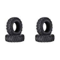 4Pcs Rubber Tires Wheel Tyre for 12428 12428-A/ 12423 1/12 RC Car Spare Replace Parts,Right