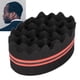 thumbnail image 4 of Cepillo De Esponja Para El Cabello, Cepillo Con Agujeros Grandes, Esponja Para Rastas, Bloqueo De Peine En Espiral Afro, Herramienta De Cuidado Para Hombres Y Mujeres, Rizos, 4 of 7