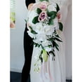 thumbnail image 7 of EUBUY Wedding Bouquet Artificial Silk Rose Dahlia Fake Flower Wedding Bride Sister Bouquet Home Party Prom Wedding Decorations Type 1, 7 of 7