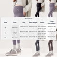 thumbnail image 4 of Soft Maternity Leggings Womens Over The Belly Crossover Yoga Workout Pregnant Stretchy Active Casual Pants (M, Coffee), 4 of 6