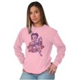 thumbnail image 5 of Betty Boop Cartoon Hottie Tattoo Women's Long Sleeve T Shirt Brisco Brands S, 5 of 6