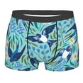 thumbnail image 4 of Goofa Flying Swallows Printed Men's Boxer Briefs Underwear, Moisture-Wicking Underwear, Trunk,Soft and Breathable Cotton Underwear-Medium, 4 of 9