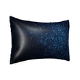 thumbnail image 2 of Disketp Blue Glitter Retro Satin Pillowcase For Hair And Skin - Satin Pillow Cases Standard Size 20x30 Inches With Zipper,Gifts For Women Men, 2 of 8