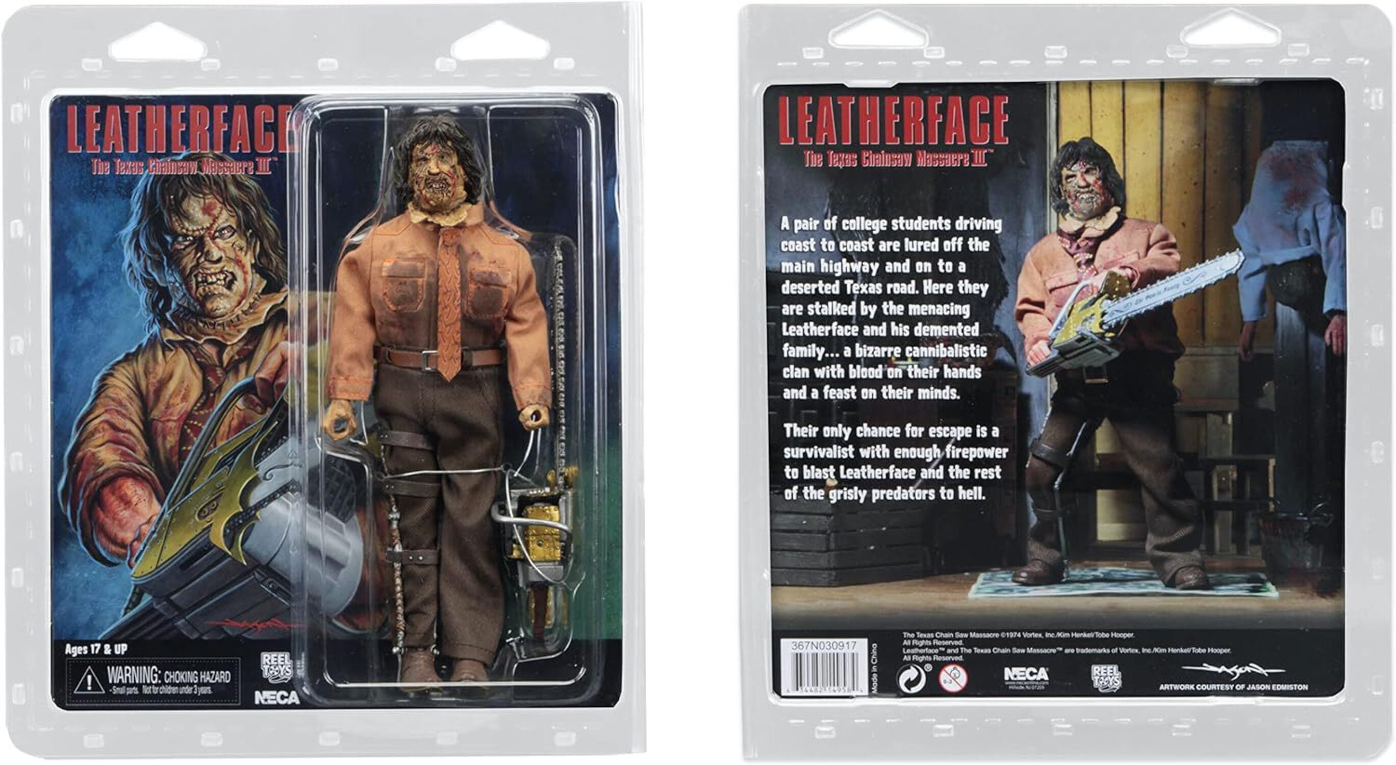 Leatherface 8” Clothed Figure - Texas Chainsaw Massacre 3
