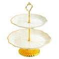 thumbnail image 2 of Soporte para cupcakes, elegante soporte para postres y pasteles para celebraciones de aniversario. M con pie, 2 of 9