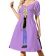 thumbnail image 2 of Vestidos de manga corta con peonías rosas para mujer, vestidos de noche de lujo, ropa para mujer, 2 of 8