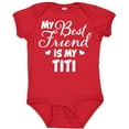 thumbnail image 3 of Inktastic My Best Friend is My Titi with Hearts Boys or Girls Baby Bodysuit, 3 of 5