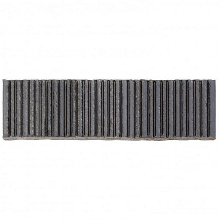 Bond Tile Westport Summit Silver 2 in. x 9 in. Glazed Clay Subway Wall Tile Sample