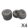 thumbnail image 1 of 4xRC Car Spare Parts Accesorios Para 1:12 MN86 MN86S MN128 RC Crawler Car Part Tire Set, 1 of 8