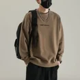 thumbnail image 2 of Camiseta para hombre Japón Cuello redondo Sudaderas superiores Ropa para hombre estampada 100℅ Algodón Y2k Tendencias de moda 2024 Diseñador Elasticidad, 2 of 5