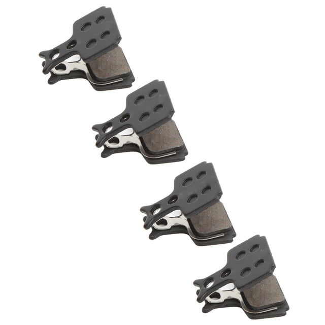 Plaquettes de Frein en Résine, 4 Pcs Plaquettes de Frein en Résine Semi-Métalliques Résistantes à la Chaleur Plaquettes de Frein à Disque de Vélo de Remplacement pour Vélo de Montagne