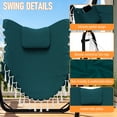 thumbnail image 4 of G TALECO GEAR Hammock Chair with Stand, Heavy-duty Hanging Chair with Stand, Sturdy Swing Chair Stand 350lbs, Hammock Chair Included, for Indoor Outdoor, Green, 4 of 7