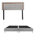 thumbnail image 1 of Cabecera King Size Ventur Gris + Box Base Cama, 1 of 8