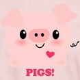 thumbnail image 3 of CafePress - Kawaii I Love Pigs Women's Light T Shirt - Women's Classic T-Shirt, 3 of 4