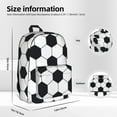 thumbnail image 6 of Goofa Soccer Ball Printed Backpack,Laptop Backpack,Durable Anti-Theft Travel Work Backpack,Water-resistant Backpack, 6 of 9