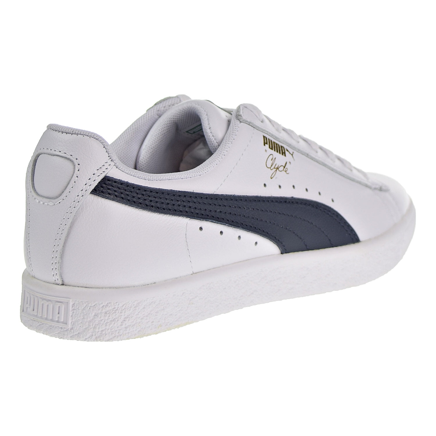 Puma clyde white navy Clearance
