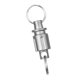 thumbnail image 3 of Titanium Release rápido llavero desmontable resistente a luz sólida portátil suave llaves de auto novedoso soporte para actividades al aire libre Gris, 3 of 9