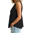 thumbnail image 7 of Sheghy Womens Tank Tops 100%Cotton Women's Solid-Color Sleeveless V-Neck Casual Cotton-Linen Top, 7 of 7
