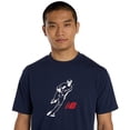thumbnail image 2 of New Balance Mens Shohei Graphic T-Shirt Navy L, 2 of 6