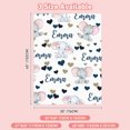 thumbnail image 7 of KAINSY CustomBlankets for Boys Personalized Baby Bed Throw Blanket Swaddle Boy Gifts for Baby Shower Birthday, Customized White Baby Double Layer Blanket for Kids Toddler New Mom, 7 of 7