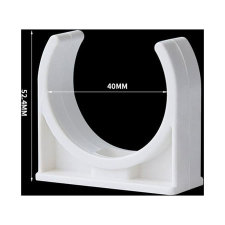 

40mm PVC Pipe Clamps Lawn Irrigation Garden U-Type Water Pipe Holder