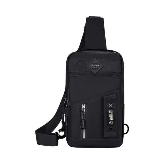 breaise Small Sling Bag for Women Men Fashion Casual Crossbody Sling Backpack Solid Wallet