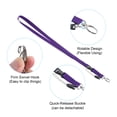 thumbnail image 3 of Uxcell Office Lanyard Neck Flat Lanyard with Oval Clasp and Detachable Buckle Purple 2 Pack, 3 of 5