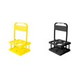 thumbnail image 1 of (2-Pack) Rinsvye Foldable Plastic Beverage Drink Snack Stack for Reusable Drink Holder Stainless Steel Food Containers with Lids with Handle Portable Large Storage Trays for Organizing Drink Holder, 1 of 9