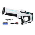 thumbnail image 1 of Pistola de agua eléctrica pistolas de agua automáticas recargables para niños y adultos (blanco), 1 of 9