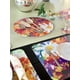 thumbnail image 4 of Manteles Individuales para Mesa, 4 Piezas Tapete Redondo de Plastificado Rigido, Resistente Anti Manchas e Impermeable, Medida 39cm Diam, 4 of 6