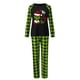 thumbnail image 1 of Pijamas Navideñas Conjunto de pijama navideño a juego de 2 piezas Conjunto de ropa de estar cómoda Kuymtek Verde*mujer T XXL para Unisex, 1 of 7