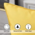 thumbnail image 2 of Fundas para Almohadas MIULEE Decorativas para Exterior Impermeables 45x45 cm, 2 of 7