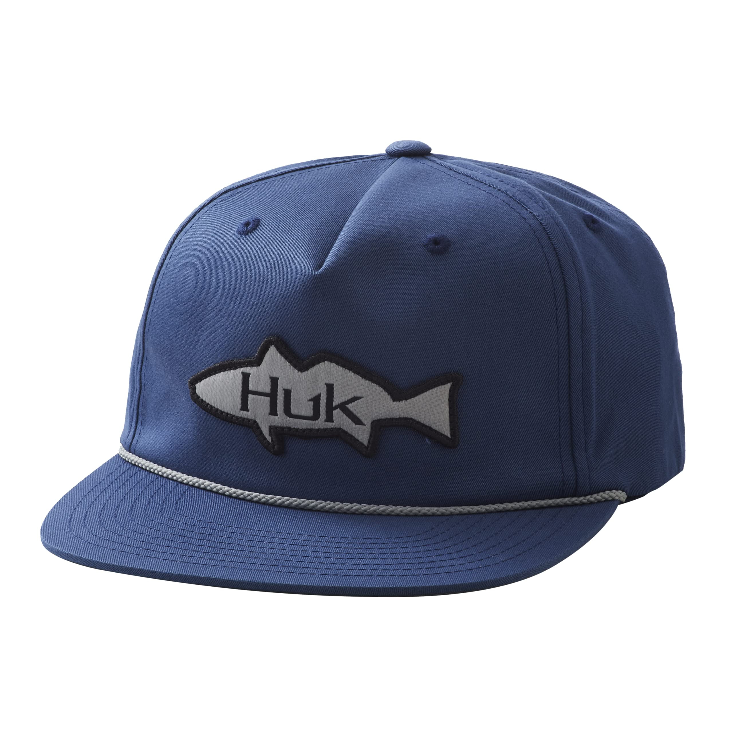 Huk Men's Anti-glare Snapback Trucker Mesh Fishing Hat - Sargasso