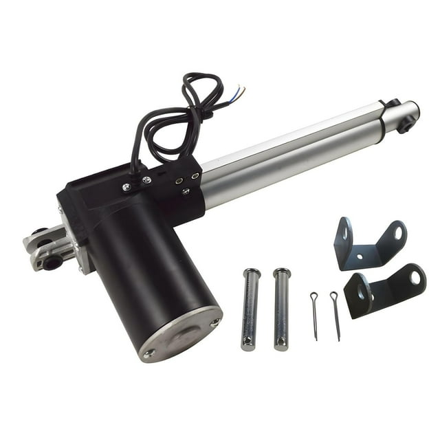 24V DC Linear Actuator 6000N Electric Push Rod DC Motor Heavy Duty Actuators Controller Stroke 13.78 inch