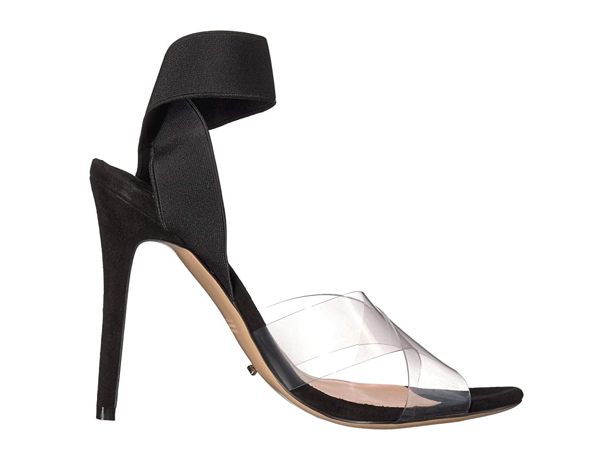 Tony Bianco Kami Clear Vynalite/Black 