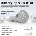 thumbnail image 2 of (30 Pack) 1.5V AG3 LR736 L736F Pile Bouton - LR41 Pile, 2 of 3
