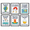Funny Science, variant on Funny Goose 11x16 Inch Glossy Unframed Bathroom Wall Art Set of 4