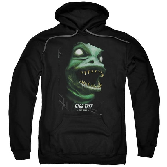 Star Trek The Gorn Adult Pullover Hoodie Sweatshirt Black