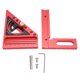 thumbnail image 2 of Regla De Medición Multiángulo 3D, Escuadra De Carpintero, Transportador Cuadrado Para Carpintería De 0 A 180 Grados, De aleación De Aluminio Anodizado Para Tubos De Madera,, 2 of 7