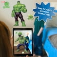 thumbnail image 5 of Wall Palz Marvel Incredible Hulk Wall Decals - 17" Augmented Reality Avengers Hulk Bedroom Wall Decor Peel and Stick Vinyl Wall Stickers, 5 of 7