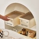 thumbnail image 3 of Caja de almacenamiento apilable de estilo crema, organizador de juguetes y refrigerios, caja de almacenamiento de ropa, caja de almacenamiento de escritorio con tapa, 3 of 6